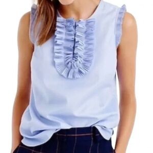J. Crew Margot Ruffle Blouse